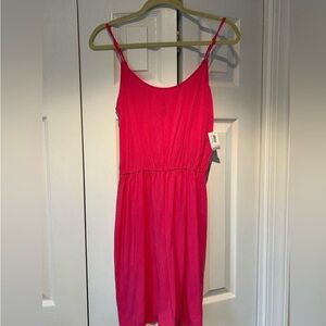 NWT Old Navy Women's Pink Spaghetti Strap Sundress
